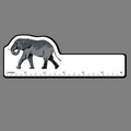 6" Ruler W/ Walking Elephant